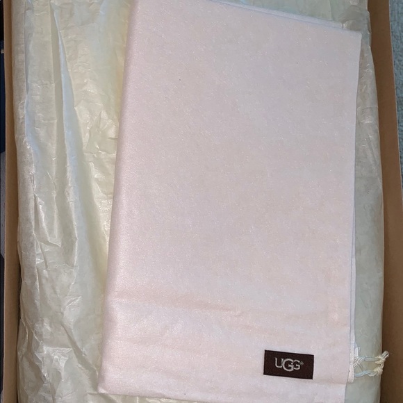 SOLD. UGG Tall Shearling Brown Leather Ava Boots - Picture 7 of 7